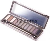 Paleta 12 cores Neutras com pincel