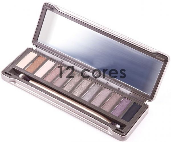Paleta 12 cores Neutras com pincel
